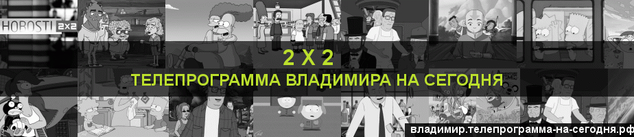 Телепрограмма на сегодня канала 2 х 2, Владимир