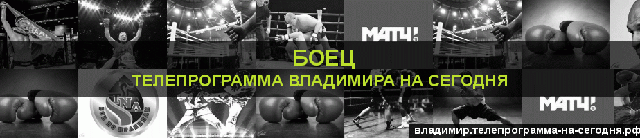 Телепрограмма на сегодня канала Боец, Владимир