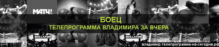 Телепрограмма за вчера канала Боец, Владимир