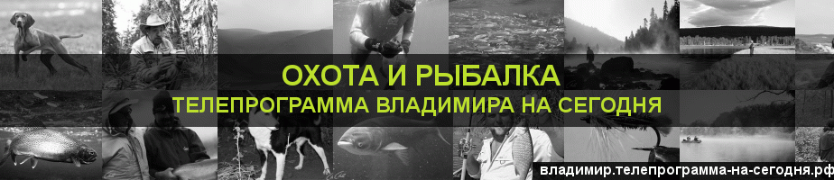 Телепрограмма на сегодня канала Охота и Рыбалка, Владимир