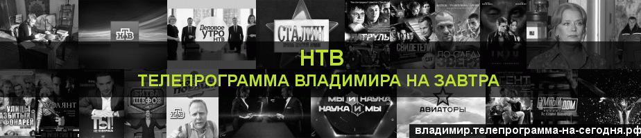 Телепрограмма на завтра канала НТВ, Владимир