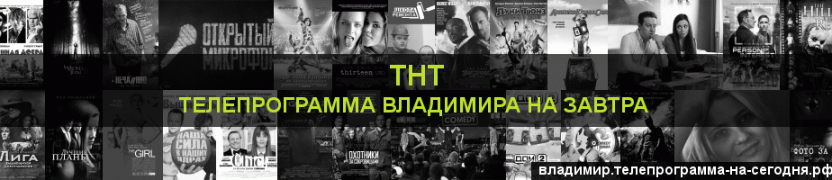 Телепрограмма на завтра канала ТНТ, Владимир