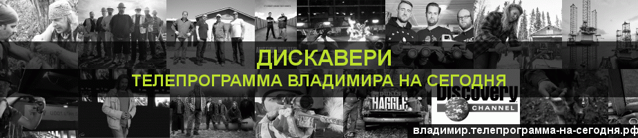 Телепрограмма на сегодня канала Дискавери, Владимир